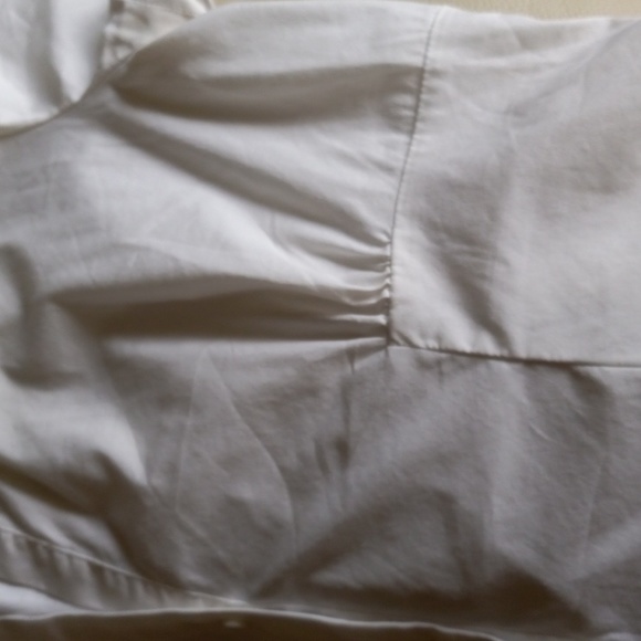 Zara Woman Portugal Size Medium Off White Short Sleeve Very Cute Vintage Top - Picture 7 of 7